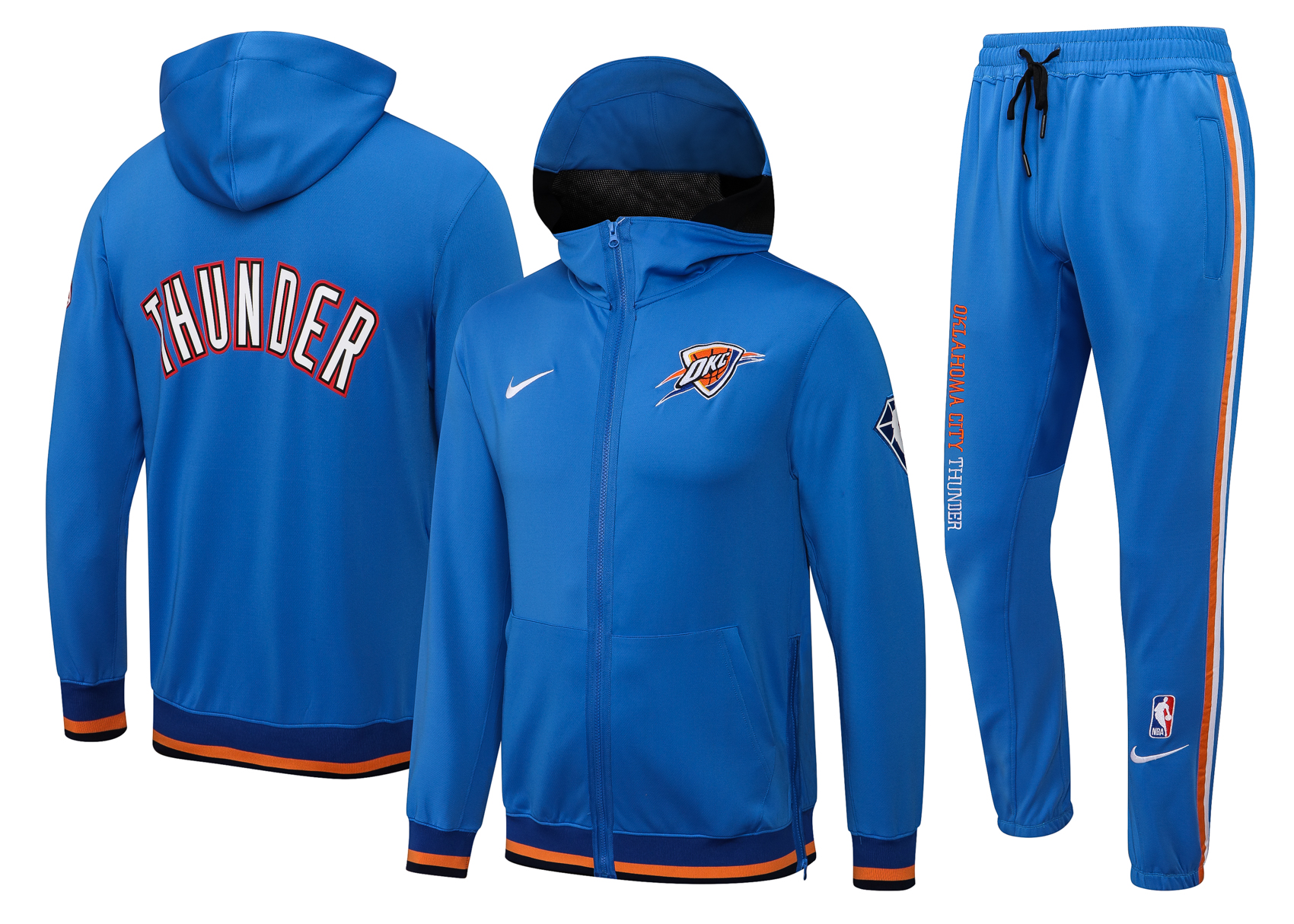 Men Oklahoma City Thunder blue  2024 NBA Nike Training suit->phoenix suns->NBA Jersey